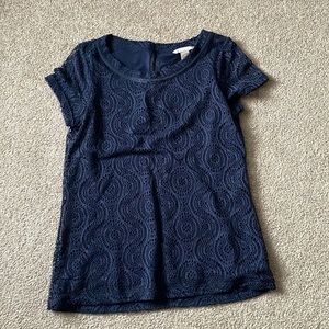 Banana Republic lace shirt.